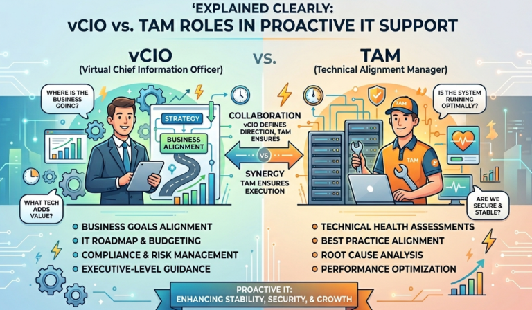 vCIO and TAM Roles in Proactive IT Support Explained Clearly